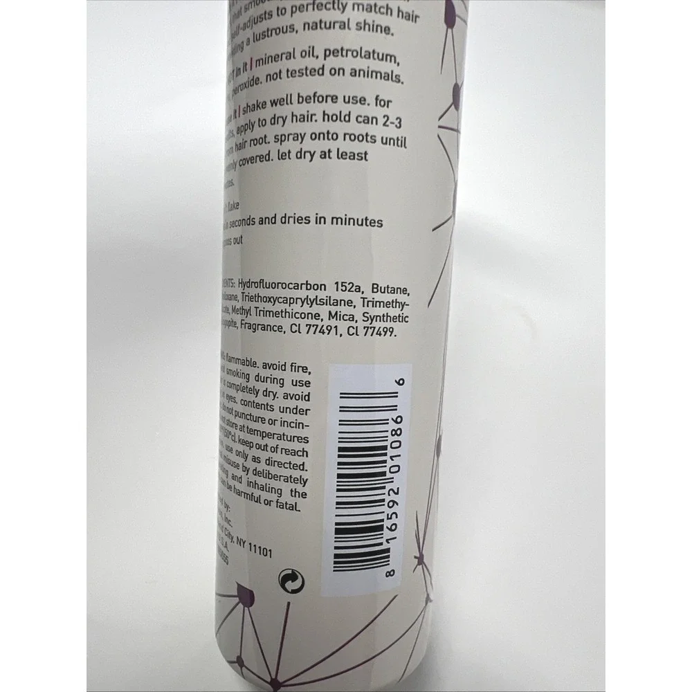 Luxury Root Concealer Spray - Instant Grey Coverage, Black 2 Oz for Effortles...